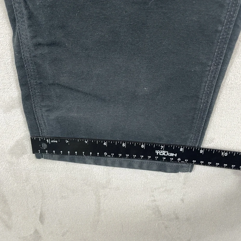 Carhartt B01 BLK Loose Fit Double Knee Canvas Pants Mens 30x32 (fit 30x30) Black